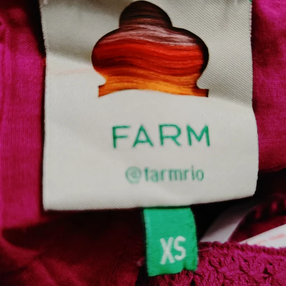 Farm rio pink daisy embroidered sleeveless midi dress - Picture 9 of 9